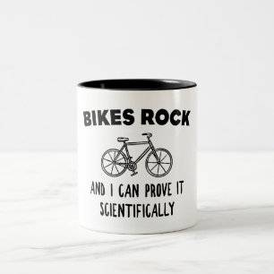 Tasse 2 Couleurs Vélos Rock Et Je Peux Le Prouver Scientifiquement