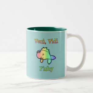 Tasse 2 Couleurs Veni Vidi de poisson