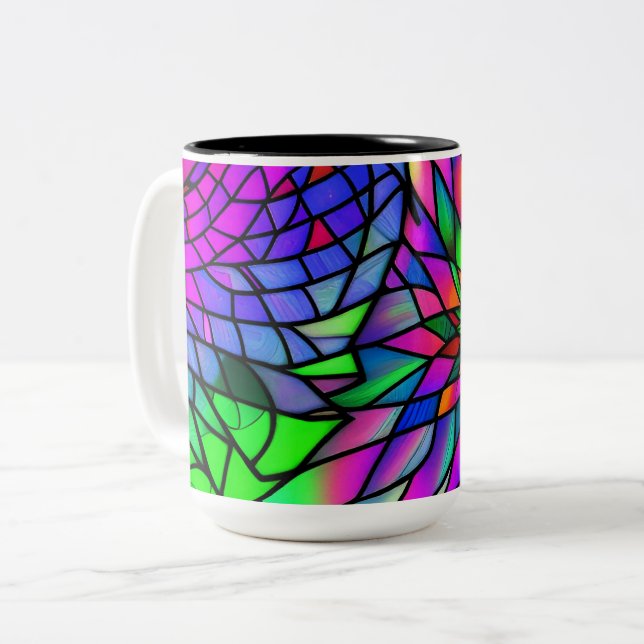 Tasse 2 Couleurs Verre de Faux (Devant gauche)