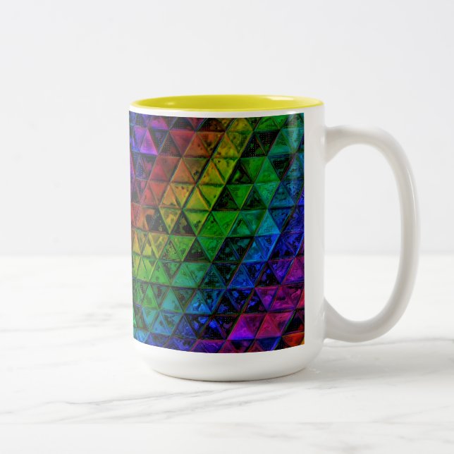 Tasse 2 Couleurs Verre de fierté (Droit)