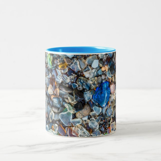 Tasse 2 Couleurs Verre de mer étincelant (Centre)