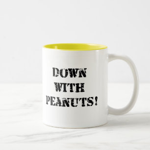 Tasse 2 Couleurs Vers le bas avec des arachides