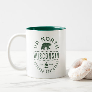 Tasse 2 Couleurs Vers le nord du Wisconsin