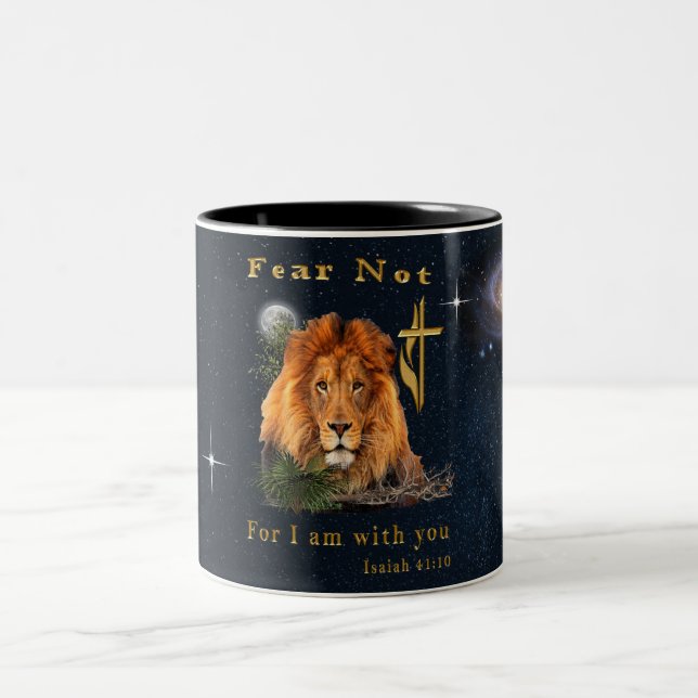 Tasse 2 Couleurs verset biblique (Centre)