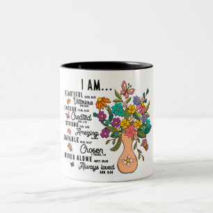 Tasse 2 Couleurs Verset biblique chrétienne inspirant