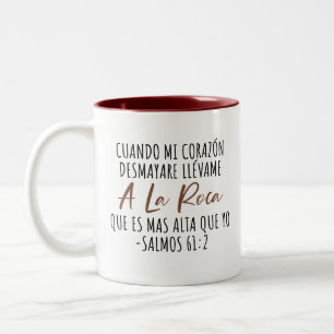 Tasse 2 Couleurs Verset biblique religieux Jésus chrétien spirituel