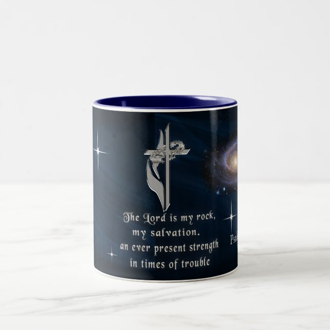 Tasse 2 Couleurs Verset de la Bible (Centre)