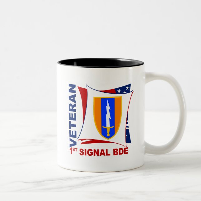 Tasse 2 Couleurs Vétéran - 1er Bde Sig (Droit)