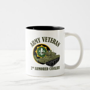 Tasse 2 Couleurs Vétéran d'armée - 2ème ACR M551