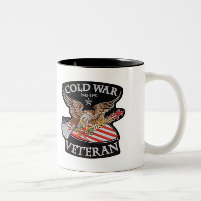 TASSE 2 COULEURS VÉTÉRAN DE GUERRE FROIDE (Droit)