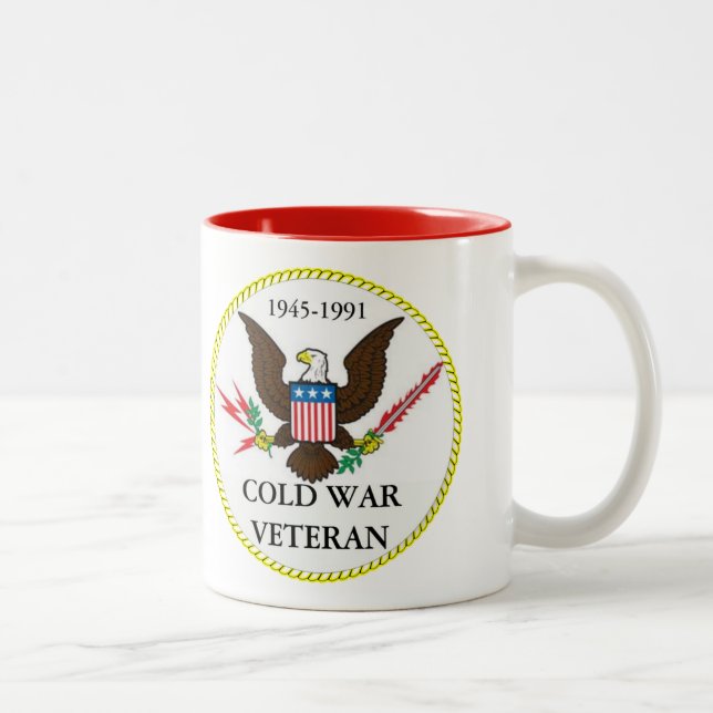 TASSE 2 COULEURS VÉTÉRAN DE GUERRE FROIDE (Droit)