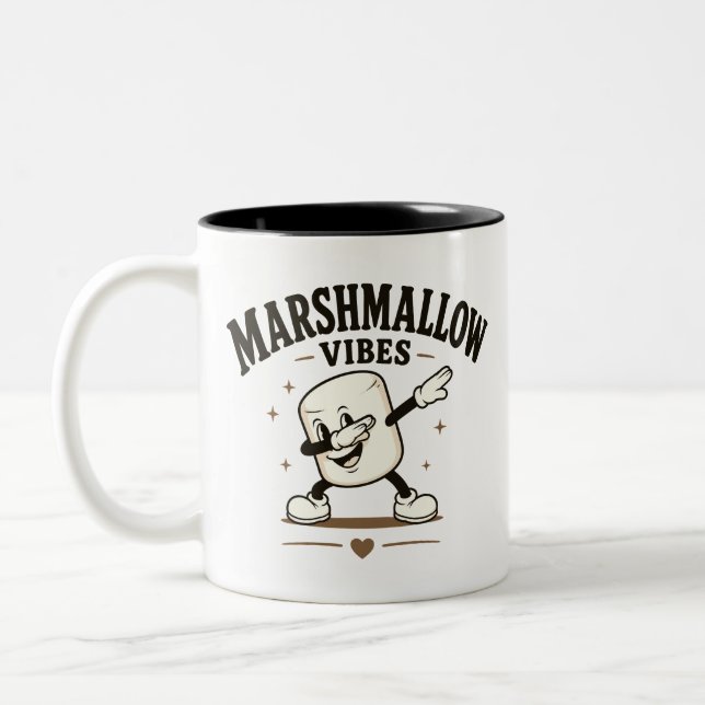 Tasse 2 Couleurs Vibes de guimauve (Gauche)
