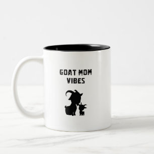 Tasse 2 Couleurs Vibes de maman chèvre passionnée d'animaux de ferm