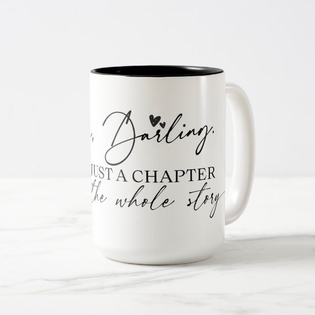 Tasse 2 Couleurs Vibes positives Motivationnelle (Devant droit)