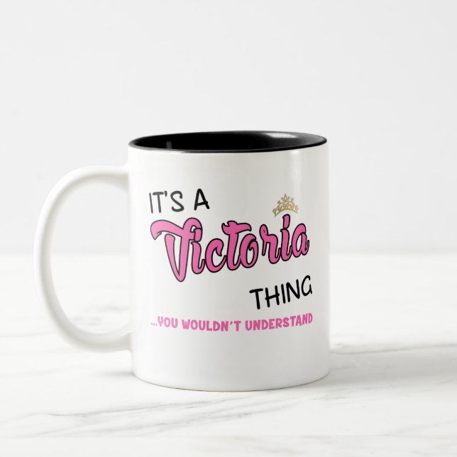 Tasse 2 Couleurs Victoria, tu ne comprendrais pas le nom (Gauche)