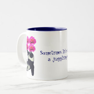 Tasse 2 Couleurs Vie Une Loi Jonglante Panda Inspiration