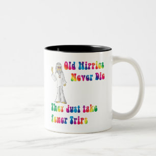 Tasse 2 Couleurs Vieilles hippies