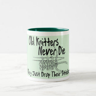 Tasse 2 Couleurs Vieilles tricoteuses