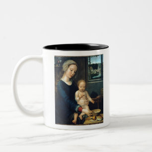 Tasse 2 Couleurs Vierge et enfant avec soupe au lait - Gerard David