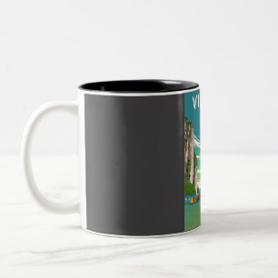 Tasse 2 Couleurs Vietnam Retro Vintage Minimal Pays Poste de Voyage
