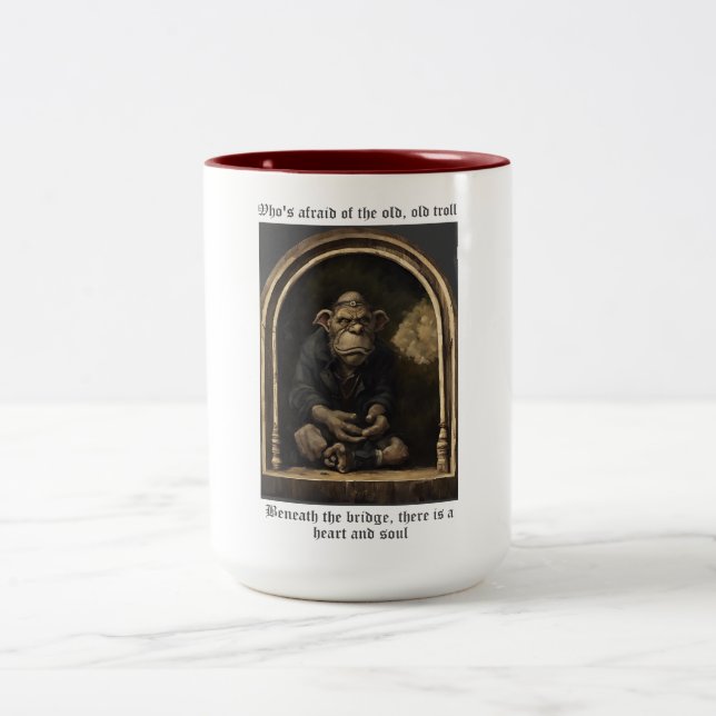 Tasse 2 Couleurs Vieux Troll (Centre)