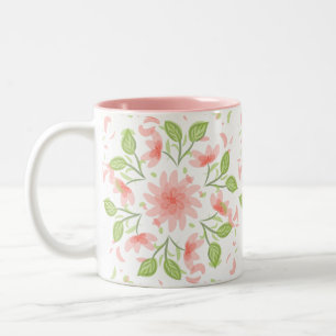 Tasse 2 Couleurs Vigne rose