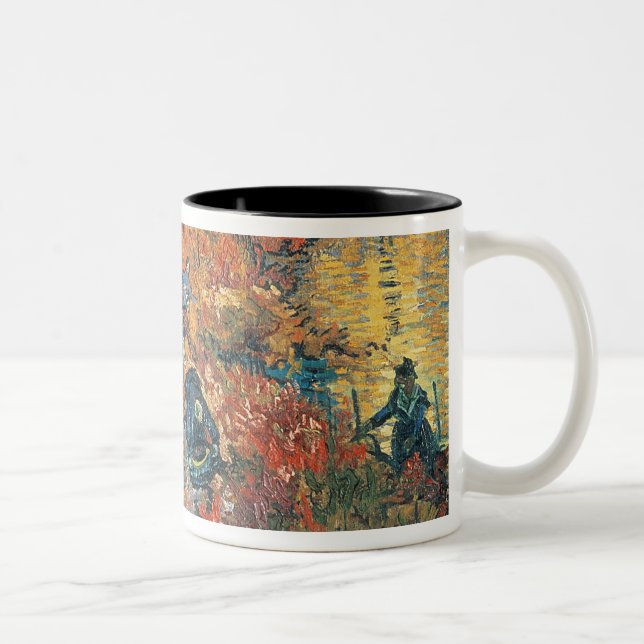 Tasse 2 Couleurs Vignobles de rouge de Vincent van Gogh | chez (Droit)