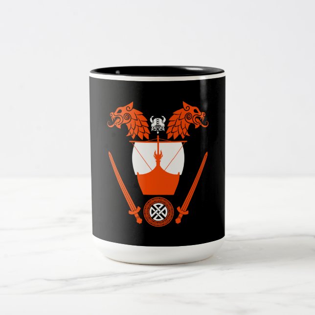 Tasse 2 Couleurs Viking Norsemen (Centre)