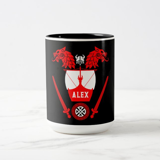 Tasse 2 Couleurs Viking Norsemen (Centre)