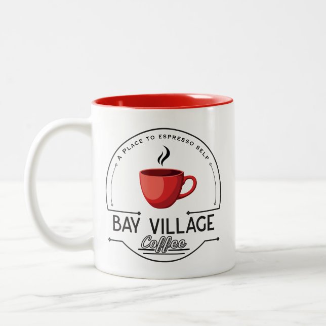 Tasse 2 Couleurs Village de Bay (Gauche)