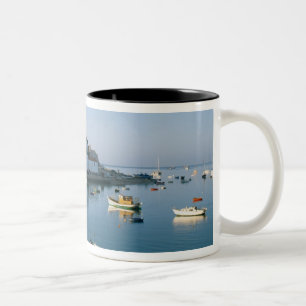 Tasse 2 Couleurs Village de pêcheurs de Ferragudo, Algarve, Portuga