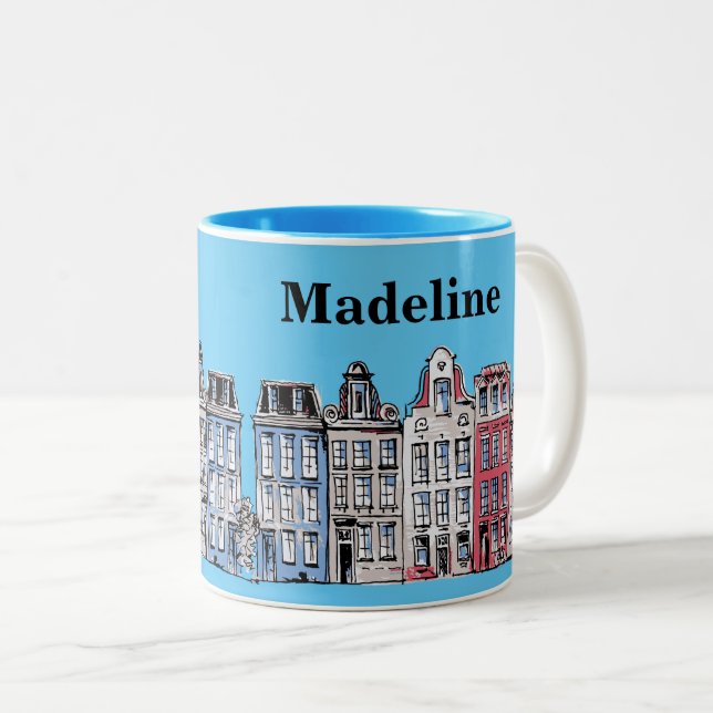 Tasse 2 Couleurs Ville (Devant droit)