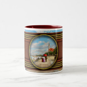 Tasse 2 Couleurs Ville - Chicago, IL - Lake shore drive 1907
