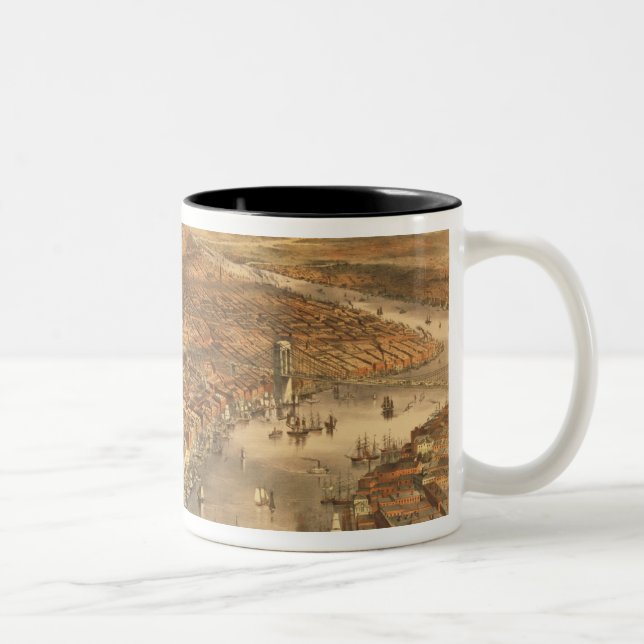 Tasse 2 Couleurs Ville de New-York, 18 (Droit)