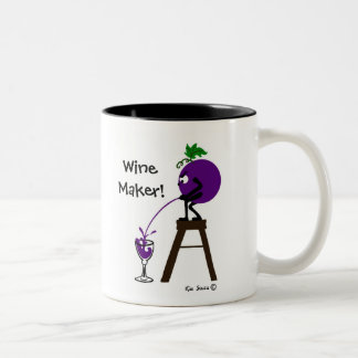 Tasse 2 Couleurs Vin Maker !-Mug