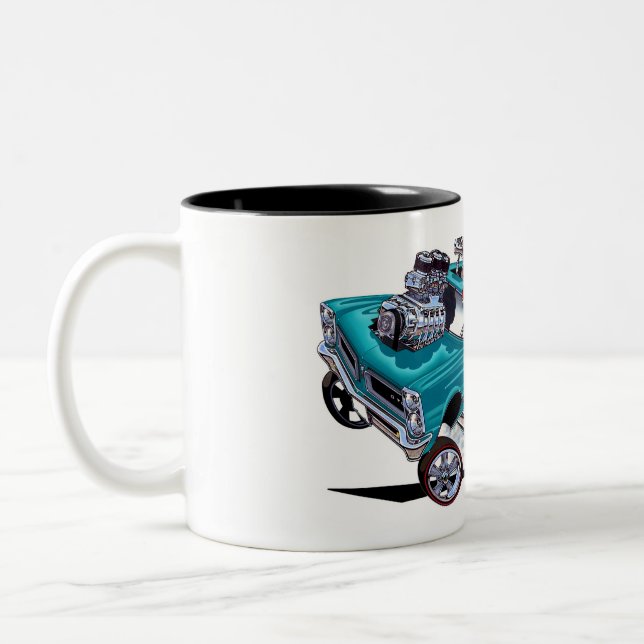 Tasse 2 Couleurs Vince Crain GOATINATOR blue 1965 GTO (Gauche)