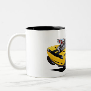 Tasse 2 Couleurs Vince Crain High Octane Art Hell cat Banana YELLOW