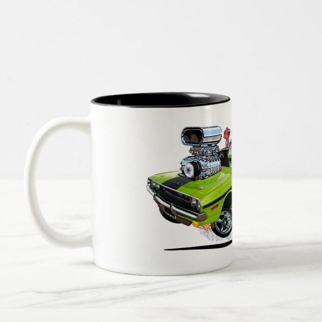 Tasse 2 Couleurs Vince Crains High Octane Art, 1970 Challenger R/T (Gauche)