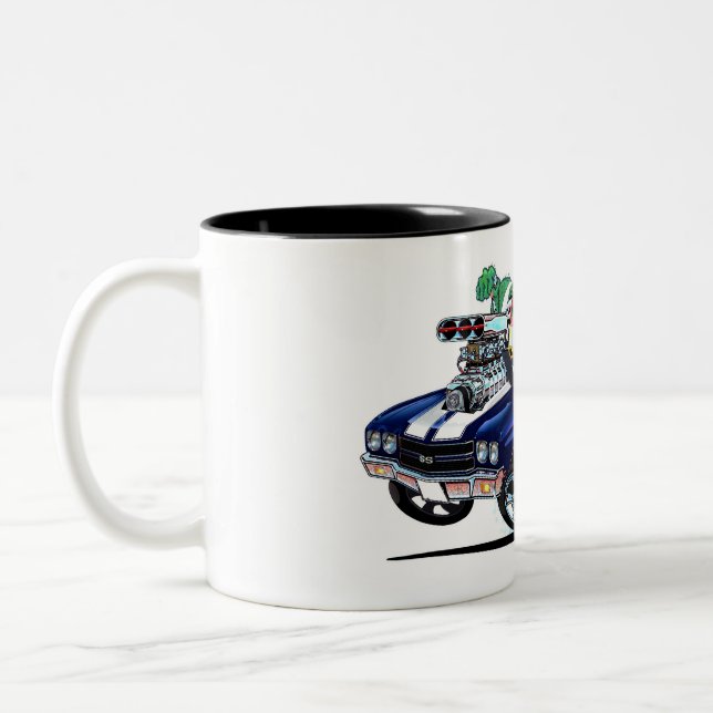 Tasse 2 Couleurs Vince Crains High Octane Art, 1970 Chevelle SS (Gauche)