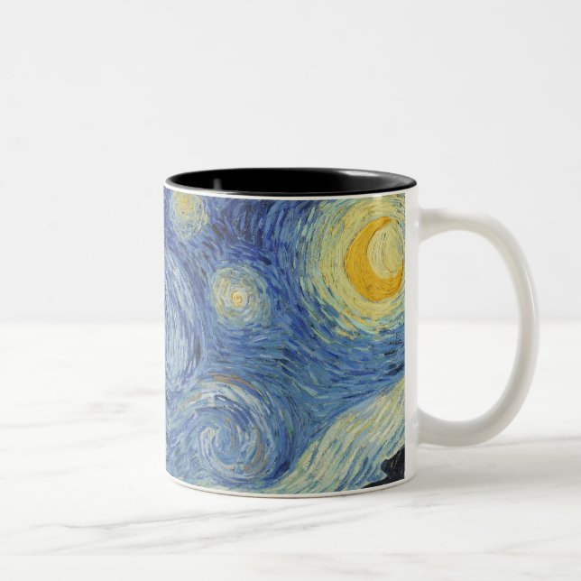 Tasse 2 Couleurs Vincent van Gogh| La Nuit étoilée, juin 1889 (Droit)