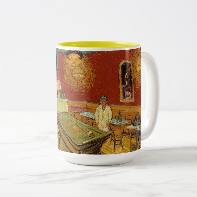 Tasse 2 Couleurs Vincent van Gogh - Le Night Café (Devant droit)
