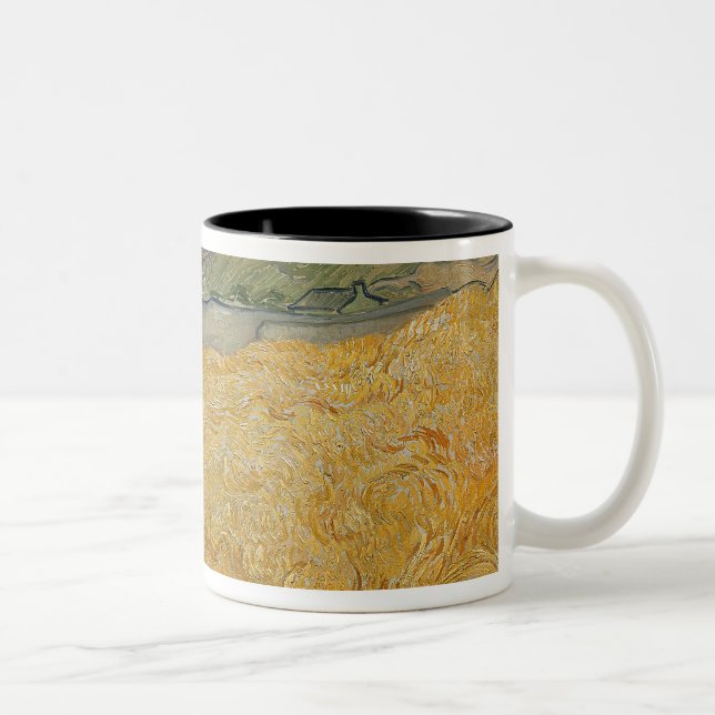 Tasse 2 Couleurs Vincent van Gogh| Wheatfield with Reaper, 1889 (Droit)