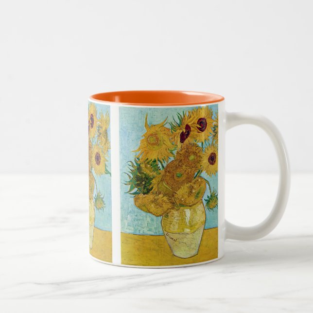 Tasse 2 Couleurs Vincent Willem van Gogh, Sunflower (Droit)