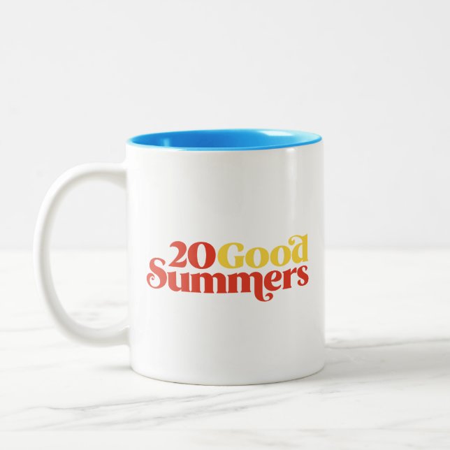 Tasse 2 Couleurs Vingt Bons Étés (Gauche)