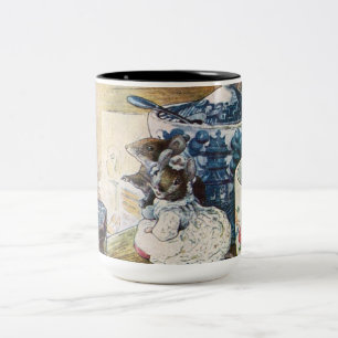 Tasse 2 Couleurs Vintage Beatrix Potter Mice Tailor de Gloucester