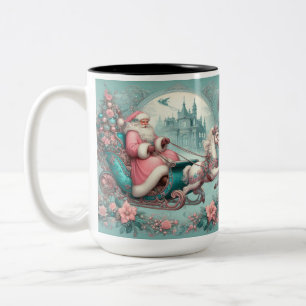 Tasse 2 Couleurs Vintage Christmas
