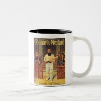 Tasse 2 Couleurs Vintage Colman's Mustard Cheval du Field Cricket A
