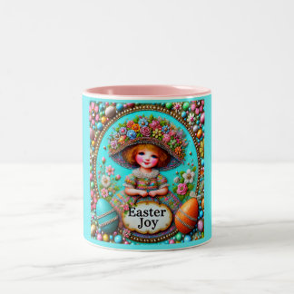 Tasse 2 Couleurs VINTAGE FILLE~ Très douce