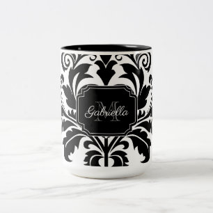 Tasse 2 Couleurs Vintage noir et blanc