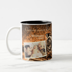 Tasse 2 Couleurs Vintage retro classique caméra rustique famille pe